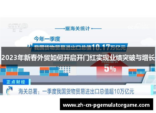 2023年新春外贸如何开启开门红实现业绩突破与增长