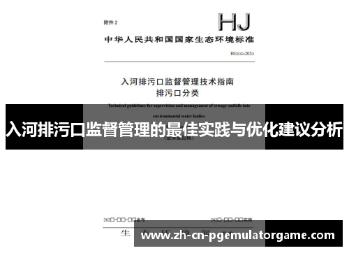 入河排污口监督管理的最佳实践与优化建议分析